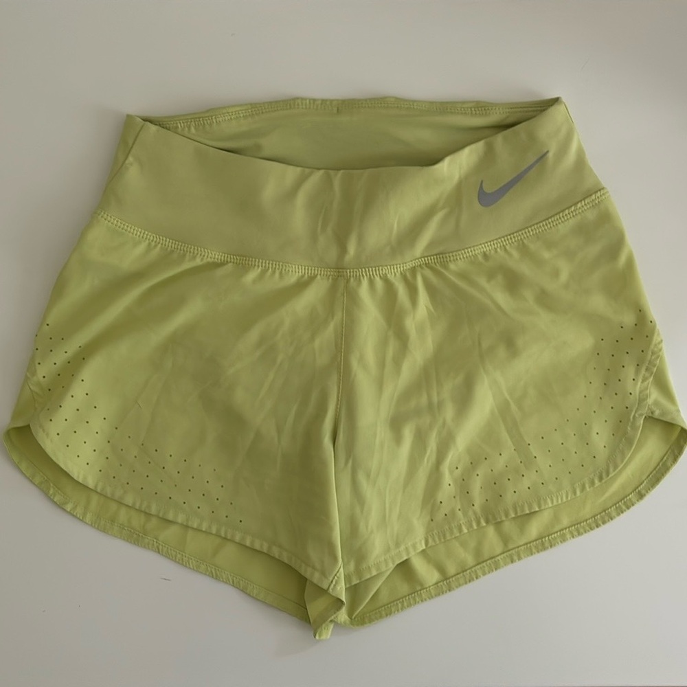 Nike Dri-Fit Running Shorts solid green
